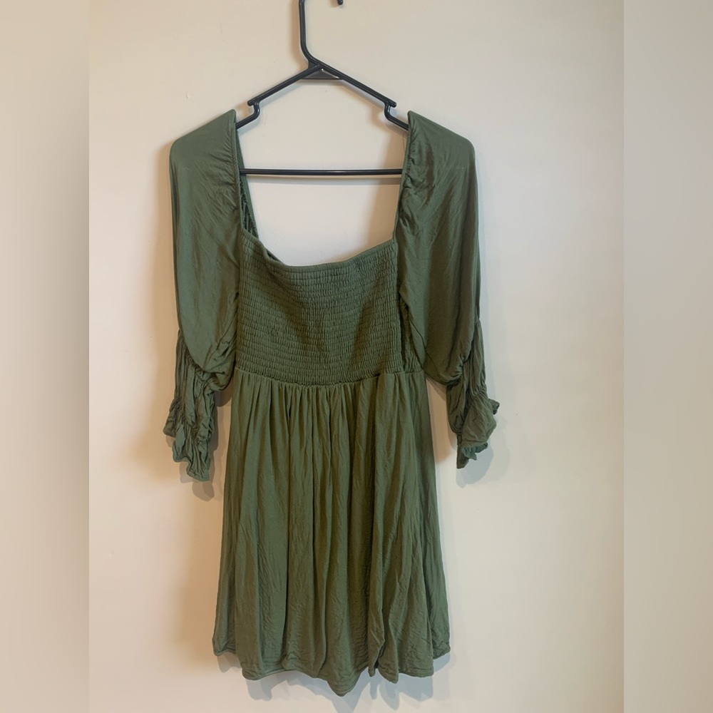 Green dress